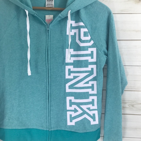 (Sold) Victoria Secret Pink Zip Up Hoodie, S NWT - Picture 3 of 7